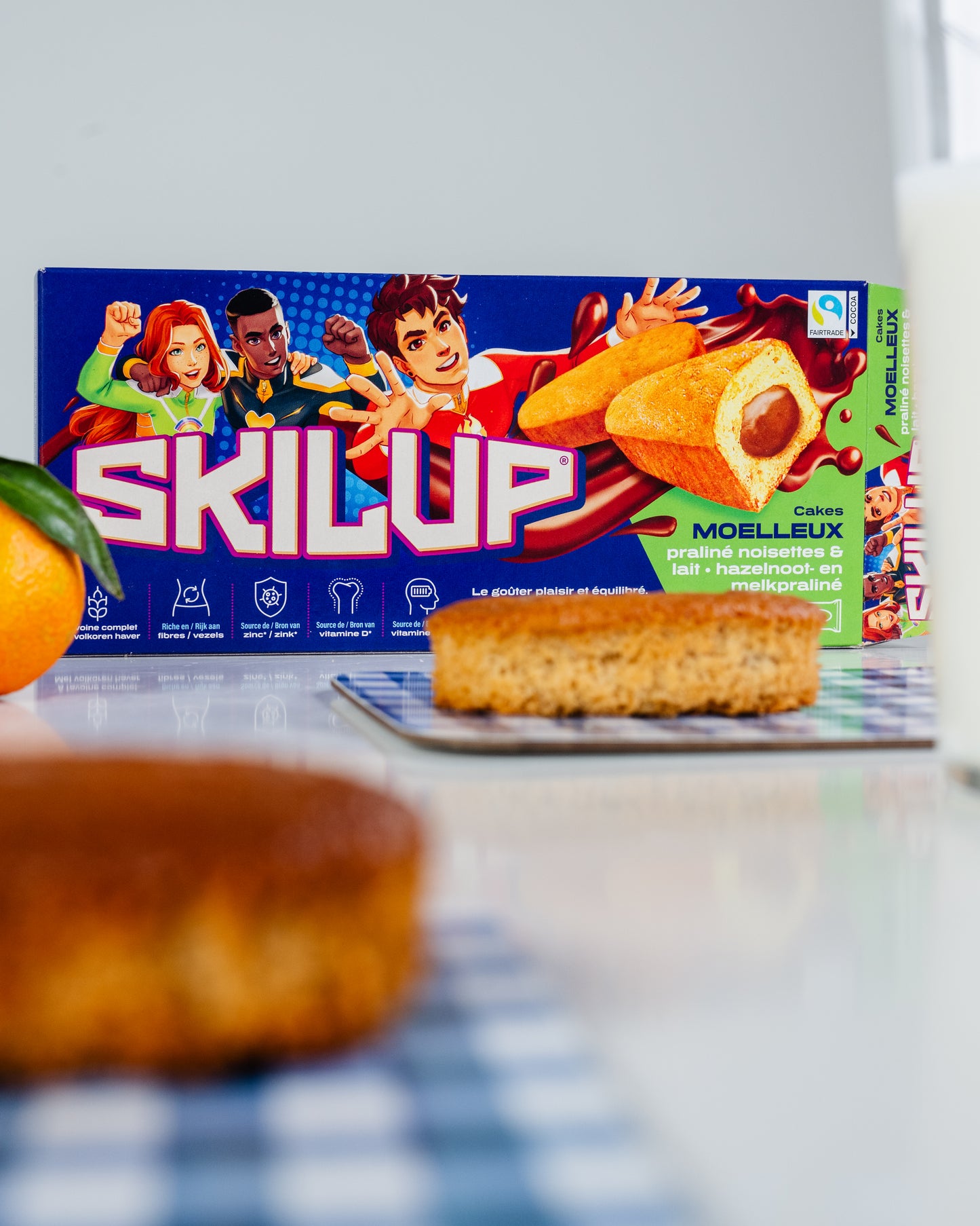 Cake moelleux praliné noisette & lait