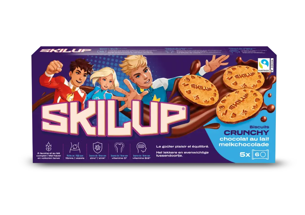 Biscuits nappés chocolat au lait